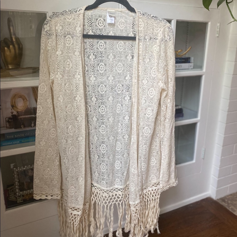 L*Space Lace + Crochet Coverup